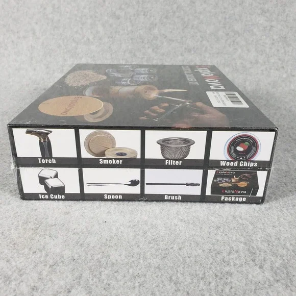 ExploNova Cocktail Smoker Kit with Torch Wood Chips Professional Bar Infuser Set - Picture 3 of 6